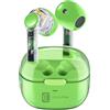 cellularline | FINE Trasparente | Auricolari Bluetooth TWS Wireless In-Ear a Capsula con Custodia di Ricarica - Play time di 10 ore - Fast Pairing - Controlli touch e Auto Pairing