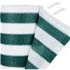 Relaxdays Frangivista, 1,5x25 m, Telo Ombreggiante, Rete Copri Recinzioni Esterno e Ringhiere Balconi, Bianco-Verde, Set da 1