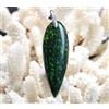 JM-IMPORT Giada Omfacite 153 Carati - Pendente Cabochon Pietra Naturale - Italia / FF52