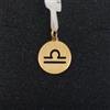 FMF Pendente Oro 18K 750 Mls. Oroscopo Simbolo Bilancia. 10 Mm.
