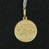 SR Pendente Oro 18K 750 Mls. Albero Della Vita Massiccio. 16 Mm.