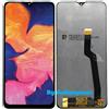 SAMSUNG DISPLAY TOUCH per SAMSUNG GALAXY A10 SM-A105FN NERO VETRO PARI ORIGINALE SCHERMO