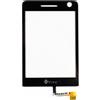 HTC VETRO+TOUCH SCREEN per HTC TOUCH PRO T7272 per DISPLAY LCD NERO NUOVO VETRINO
