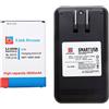 LG CARICA BATTERIA +PILA DA 3000MAh LG G3 D855 ESTERNO DA RETE BL-53YH USB DESKTOP