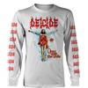 DEICIDE - ONCE UPON THE CROSS (WHITE) WHITE Long Sleeve Shirt Small