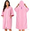 Does not apply Accappatoio Poncho Surf Donna, Poncho Mare in Microfibra Con Cappuccio & Tasca,