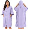 Does not apply Accappatoio Poncho Surf Donna, Poncho Mare in Microfibra Con Cappuccio & Tasca,