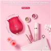 Rose Vibratore in Silicone Succhia Clitorde Vagina Aura Rose sex toy Ricaricabile