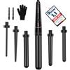 BESTOPE PRO Set Ferro per Capelli, BESTOPE PRO 6 in 1 Cono per Capelli (10-32mm), Riscaldamento Rapido (30s), 2 Temperature per Tutti i Capelli, Spegnimento Automatico 60min