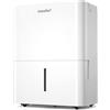 COMFEE' Deumidificatore 12L Anti Muffa 20㎡ | Filtro Lavabile, R290 Eco, con Ruote