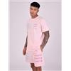 PROJECT X PARIS T-shirt da uomo Cotone Blend, Vestibilità Casual Lifestyle, Rosa, Taglia L