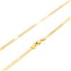 Nuragold Collana Catena Herringbone In Oro Giallo 10K Solido 3mm-9mm, 16"-24"