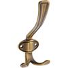 GTV - Gancio appendiabiti Coruna grande - Superficie: bronzo - Altezza: 158 mm Larghezza: 66 mm - Gancio appendiabiti per porta, bagno, cucina, corridoio, ufficio, gancio in metallo fai da te, gancio