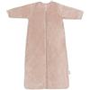 Jollein Sacco nanna per bambini, in velluto, rosa selvatica, 70 cm, in cotone, da 2,0 a 3,0 Tog, maniche rimovibili, sacco a pelo per bambini, colore: rosa antico