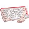 Logitech POP ICON COMBO, Bluetooth-toetsenbord- en muiscombinatie, comfortabel typen, programmeerbare toetsen en knoppen, stil klikken, Easy-Switch tot 3 apparaten - Roze