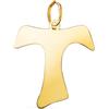FMF Ciondolo Oro 18k 750 FMF Croce Tau San Francisco 20,5 X 18,5 MM