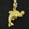 FMF Pendente Oro 18K 750 Ml. Delfino Con Palla 24,3 Mm.