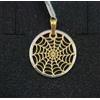 FMF Pendente Oro 18K 750 Mls. Tela Di Ragnatela 20 MM.