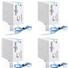 TONGOU 4 PCS Misuratore di energia WIFI Smart life Ripristino dei consumi ed
