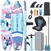 ZLX Sup Gonfiabile 350x89cm SUP Con Accessori Completi Tavola SUP Max 250 Kg