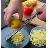 Grattugia lunga in acciaio inox per limone, formaggio, aglio e zenzero