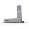 ‎LINDY LINDY 40465 USB Type C Port Blocker Key, Blue - Pack of 4 Pack of 4 with Key Sin