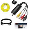 Cyiamku Convertitore VHS in Digitale USB Scheda di Acquisizione Video Hi8 RCA S Video