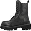 Bikkembergs Stivaletti Stivali Stiefelette Invernali Donna 29315 Neri in Pelle