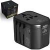 Extralink Smart Life Adattatore da viaggio UE/Regno Unito/USA/AU/CH USB-C USB-A