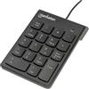 Manhattan 176354 tastierino numerico Universale USB Nero