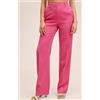 Mango Pantaloni A Caviglia A Pois Mango Fucsia UK 10/M