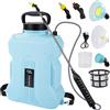 Pompa Irroratrice a Batteria 12L, Spruzzatore a Pressione Elettrico Zaino Nebuli