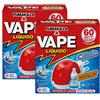 Vape Zanzare Diffusore Elettrico Classic Con Ricarica Liquida 60 Notti 30Ml (2 Unità)