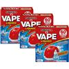 VAPE Zanzare Diffusore Elettrico Classic Con Ricarica Liquida 60 Notti 30Ml (3 Unità)