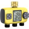 Johgee Centralina Irrigazione 3 vie con Ingresso in Ottone 3 Vie Timer