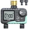RAINPOINT Centralina Irrigazione 2 Vie con Ingresso in Ottone Timer Irrigazione