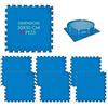 Bestway TAPPETO IN GOMMA COMPONIBILE TAPPETINO SOTTO PISCINA cm 50X50 (pz 24) BESTWAY