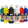 Does not apply Set Di 6 Colori Acrilici Da 500 Ml. per Pittura Di Alta Qualità E Coprenti per L