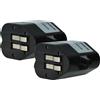 vhbw 2x Batteria per Kärcher Robocleaner RC3000 RC 4.000 RC4000 3000mAh 6V