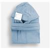 Accappatoio con cappuccio tasche uomo donna in spugna idrofila unisex M L XL XXL