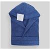Accappatoio con cappuccio tasche uomo donna in spugna idrofila unisex M L XL XXL