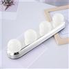 Brand New Specchio Luce for Applicare Trucco 4 LED Lampade a Ventosa Supporto da Bagno