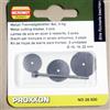 PROXXON 28 830 SET 3 DISCHI PER TRONCARE IN ACCIAIO ARMONICO