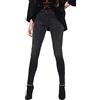 DIESEL Slandy 069GI Jeans Da Donna W24/L32 Super Slim Skinny Stretch Neri
