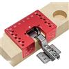 Piastra Riparazione Cerniera Armadio Magnetica Alluminio per Progetti per fai da