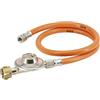 CFH 52452 Set regolatore di Pressione 50 mbar + Tubo 80 cm 1/4 SX