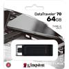 Kingston MEMORIA PENDRIVE KINGSTON 64GB DT70/64GB USB 3.2 TYPE-C