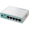 Mikrotik HEX 5 porte Gigabit 512Mb RAM Router (E50UG)