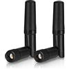 Eightwood Mini WiFi Antenna 2 pz Dual Band 2.4GHz 5.8GHz RP SMA Antenna per PC