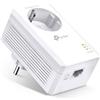 TP-Link TP Link TL PA7017P Powerline Extender AV1000 con Presa Passante Schuko 1 Porta